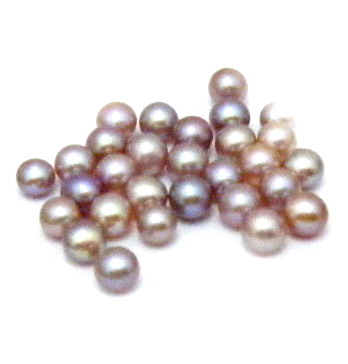 Natural Colours 3-3.5mm Undrilled Round Pearl